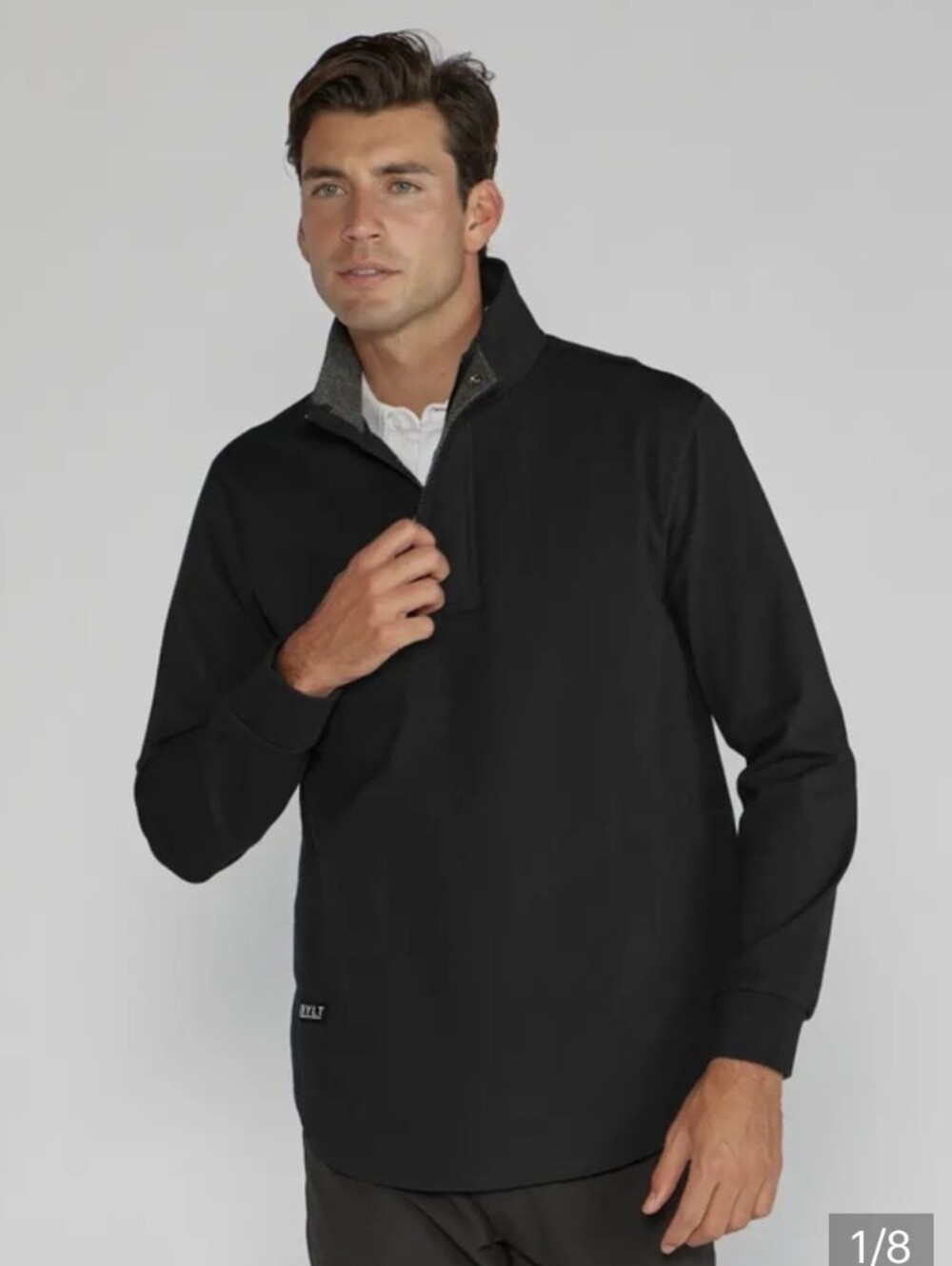 BYLT Premium Basics Elite + Fairway Black Quarter-Snap & Zip Pullover Size XXL